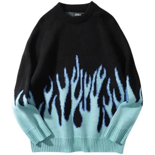 Unisex Hip Hop Streetwear Harajuku Knitted Sweater