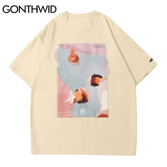 GONTHWID Tees Shirt Hip Hop Summer Men