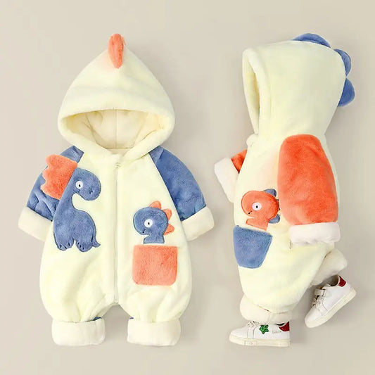 Kids' Plush Winter Jumpsuit