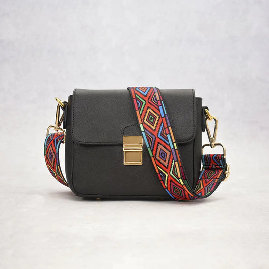 Tiny Leather Crossbody -Black (Option 2)