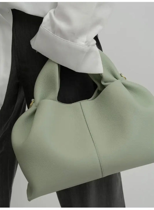 Portable Leather One Shoulder Bag