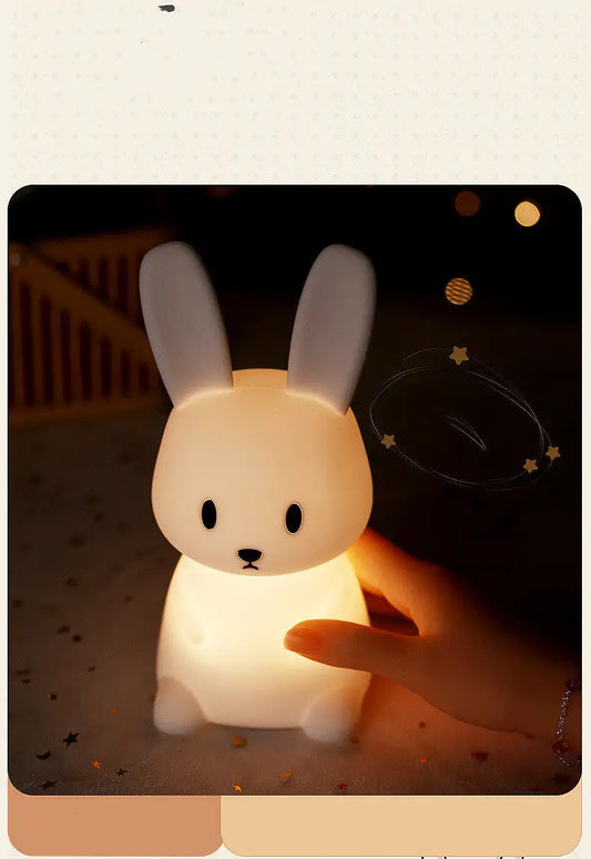 Rabbit Silicone LED Bedside Lamp